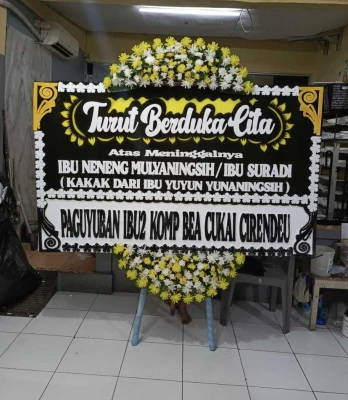 Papan Bunga di Rumah Duka Rs Hermina