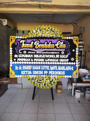 Papan Bunga di Rumah Duka Rs Hermina